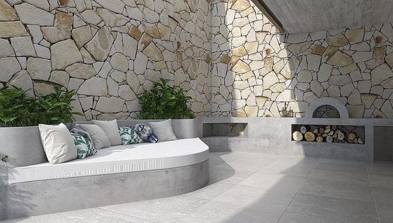 FENG-SHUI : Dinding Batu Alam