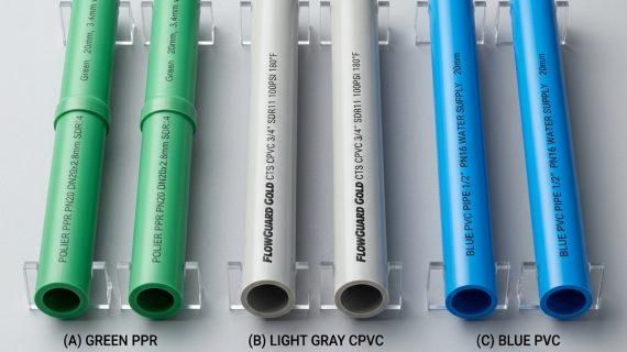 Pipa PPR, CPVC, atau PVC Standard? Pilihan Tepat untuk Instalasi Air Panas dan Dingin Bebas Bocor